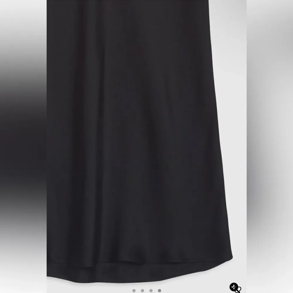Anine Bing silk bar skirt bias cut midi Revolve XS